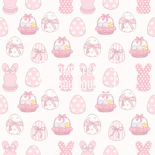 Dainty Easter eggs seamless