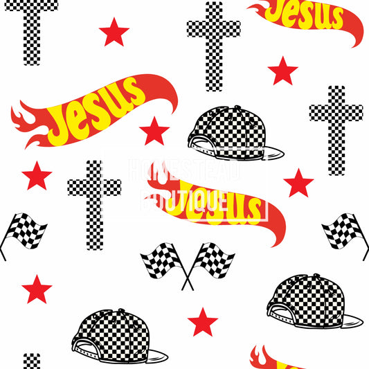 Jesus check seamless