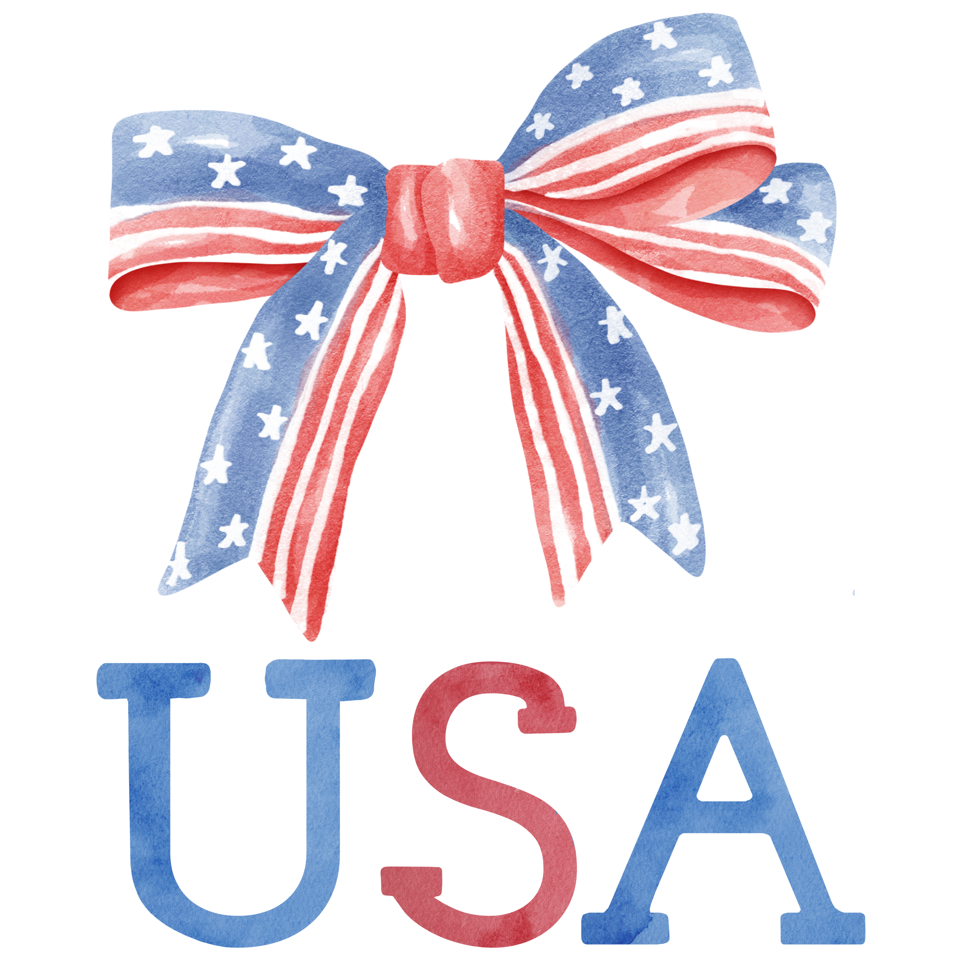 Distressed bow USA png