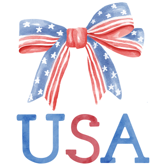 Distressed bow USA png