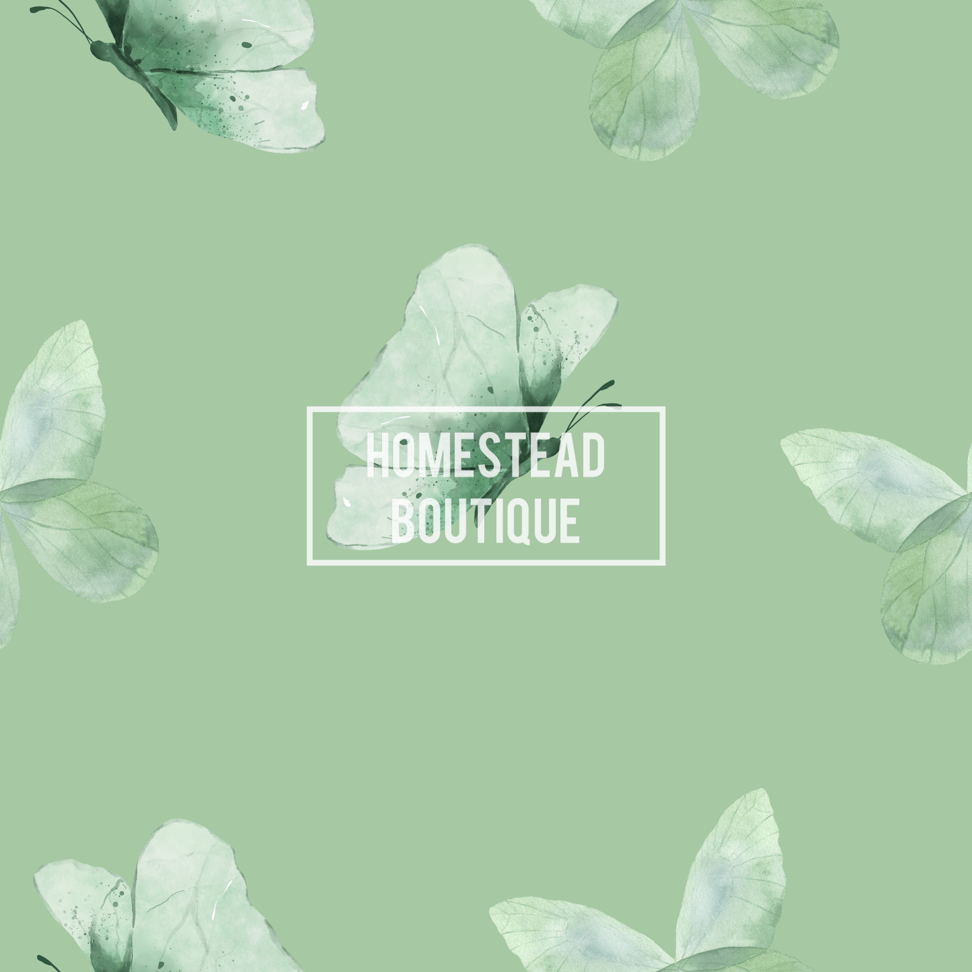 Green butterfly seamless