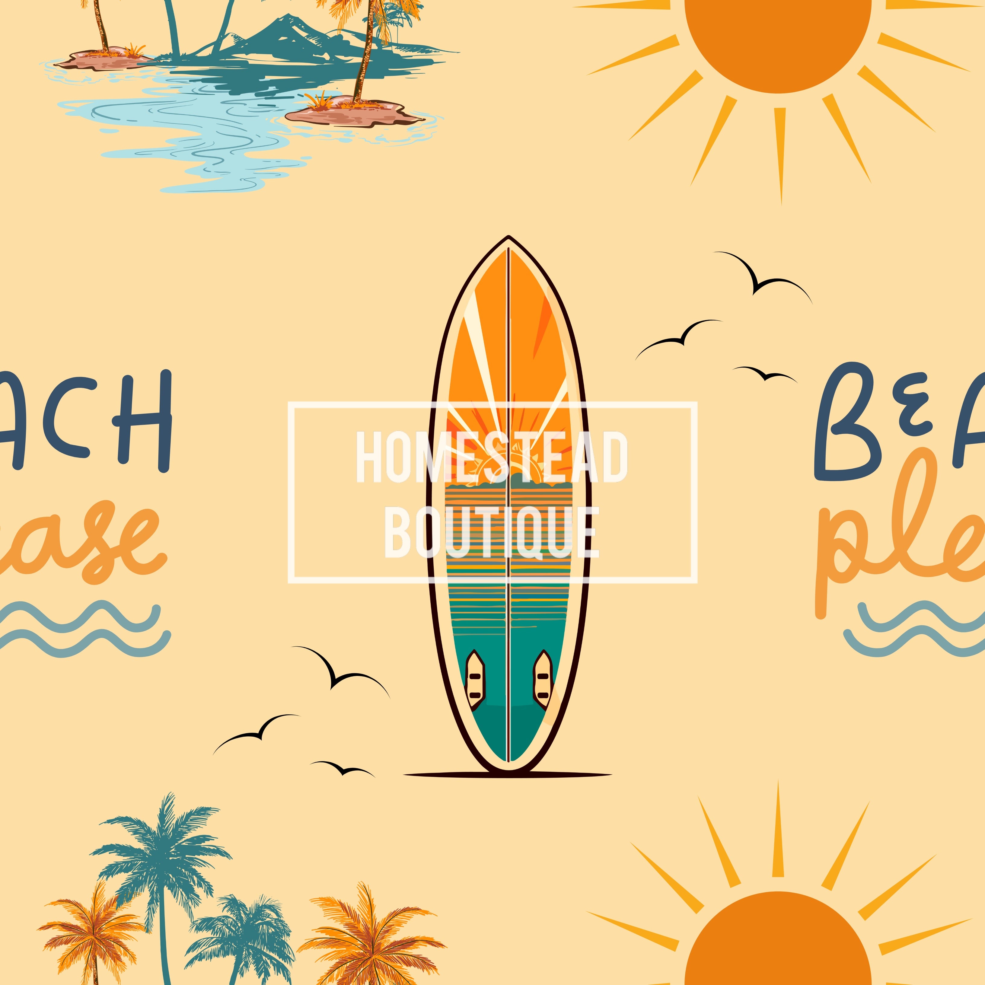 Beach please seamless