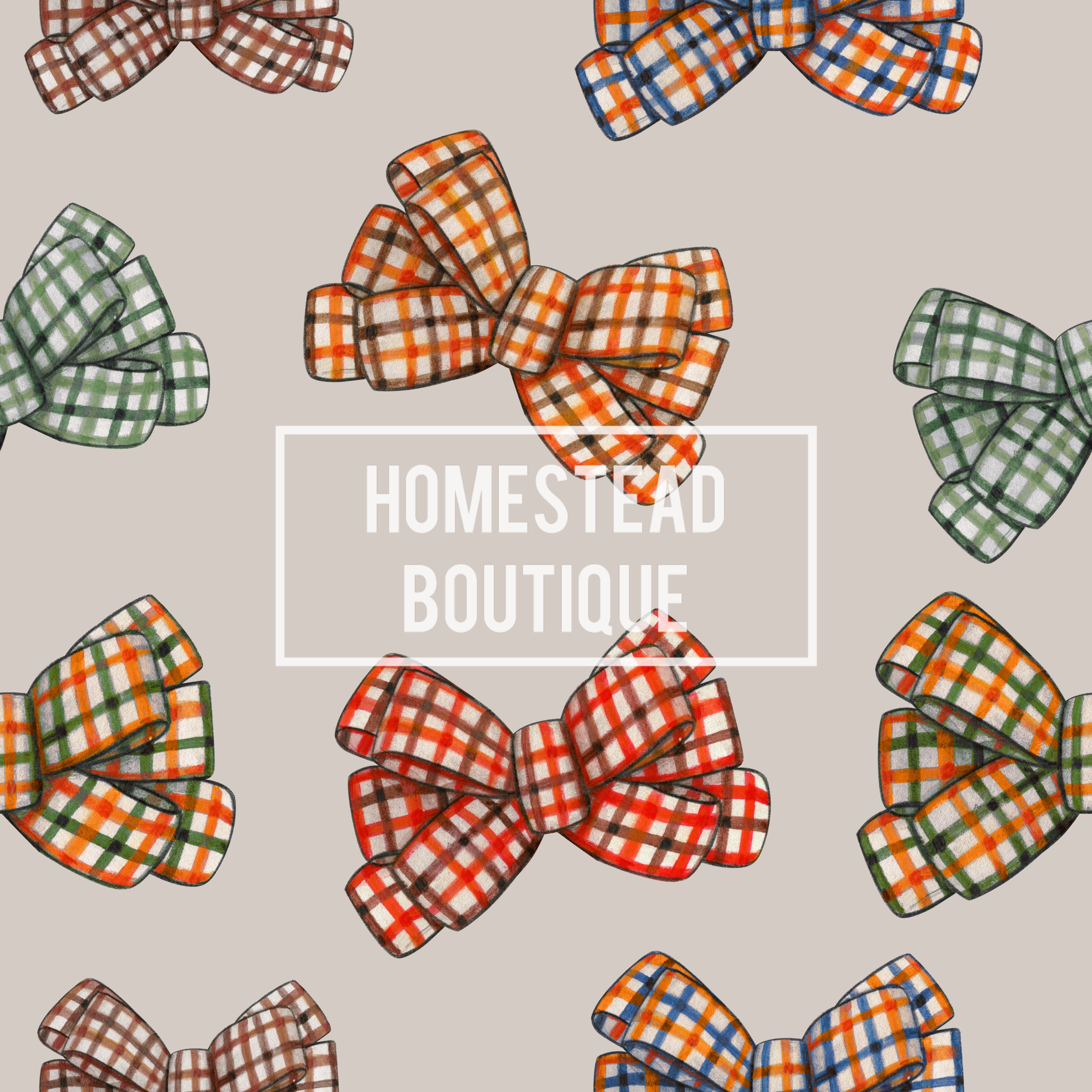 Fall bows seamless