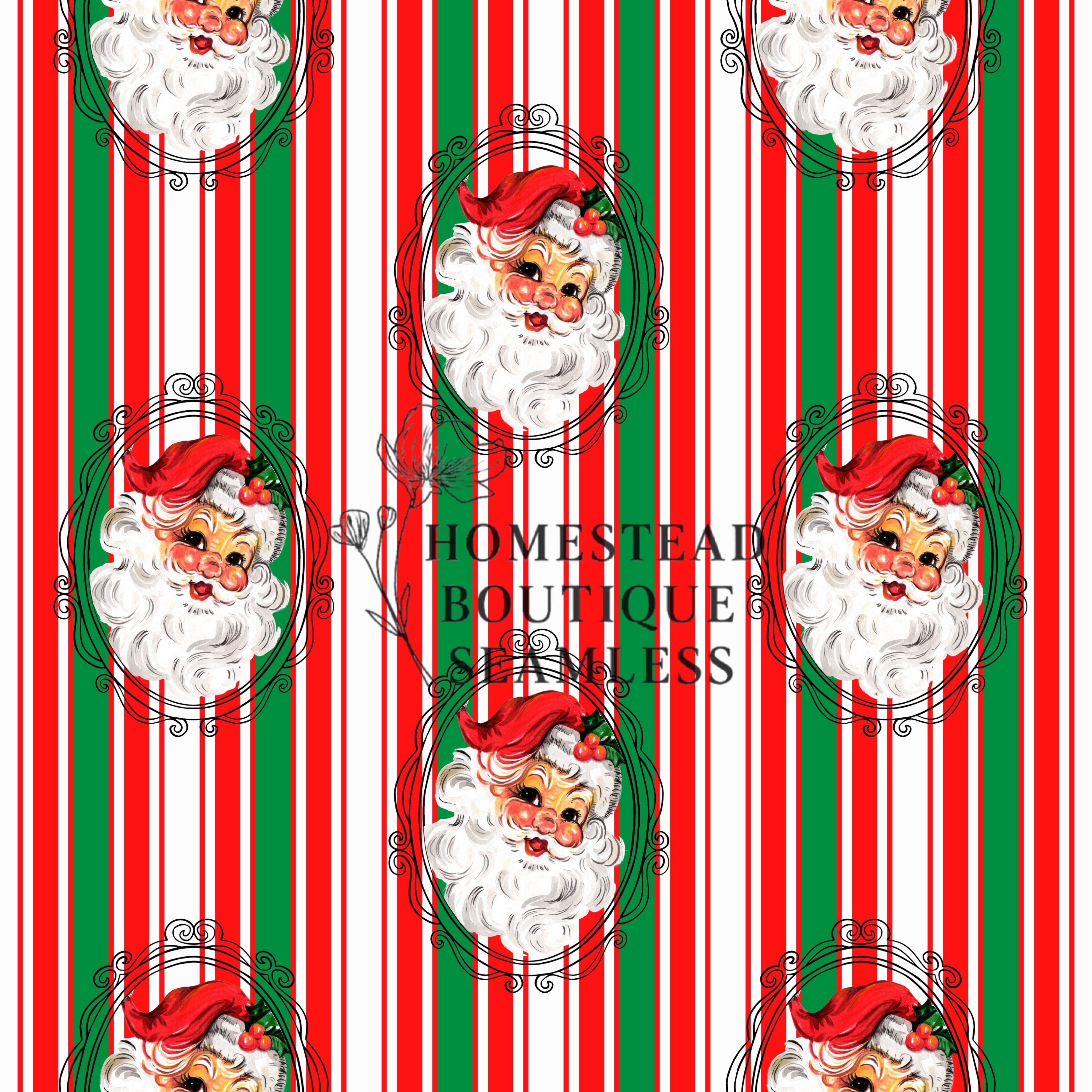 Couqette Santa seamless