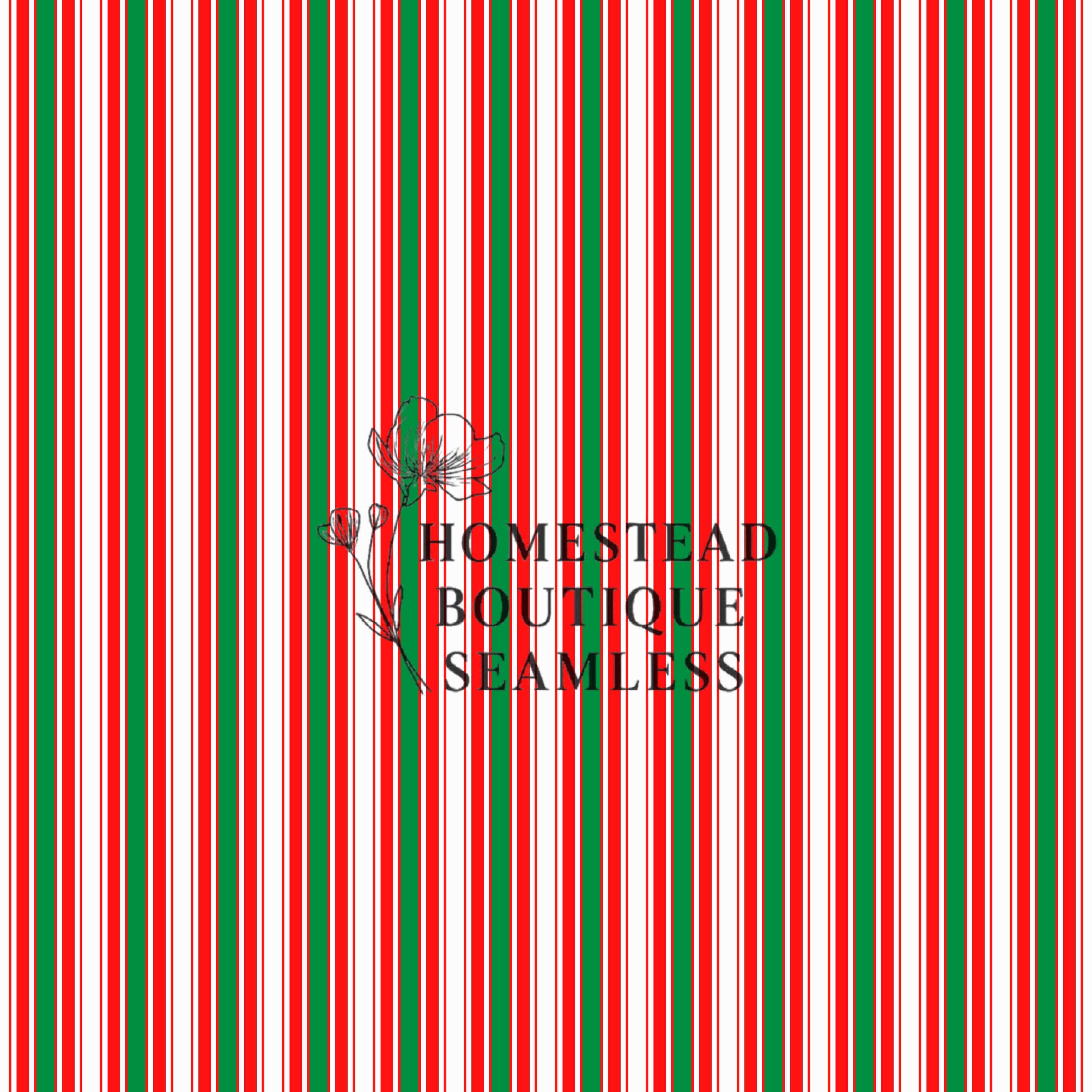 Coordinating Santa stripes seamless