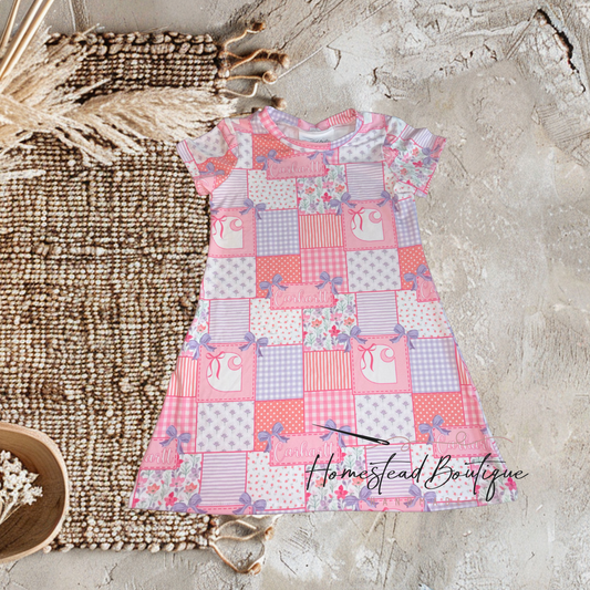 Branded t shirt dress (5t)
