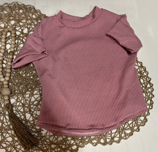 Dusty rose dolman (5t)