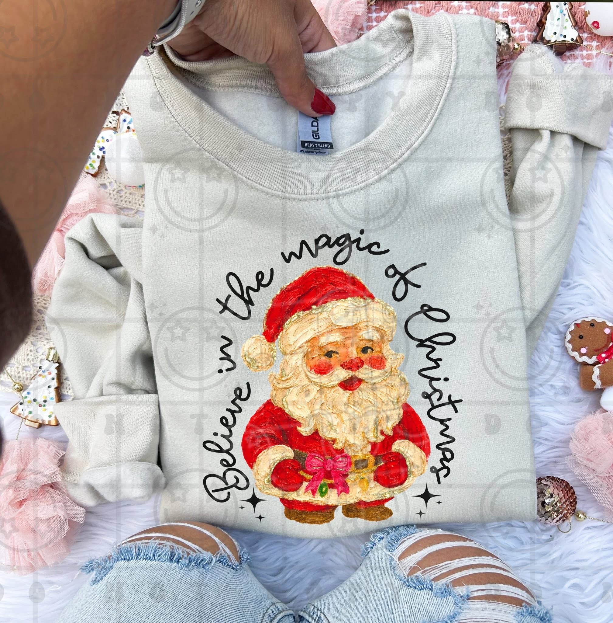 Santa believe in the magic shirt option