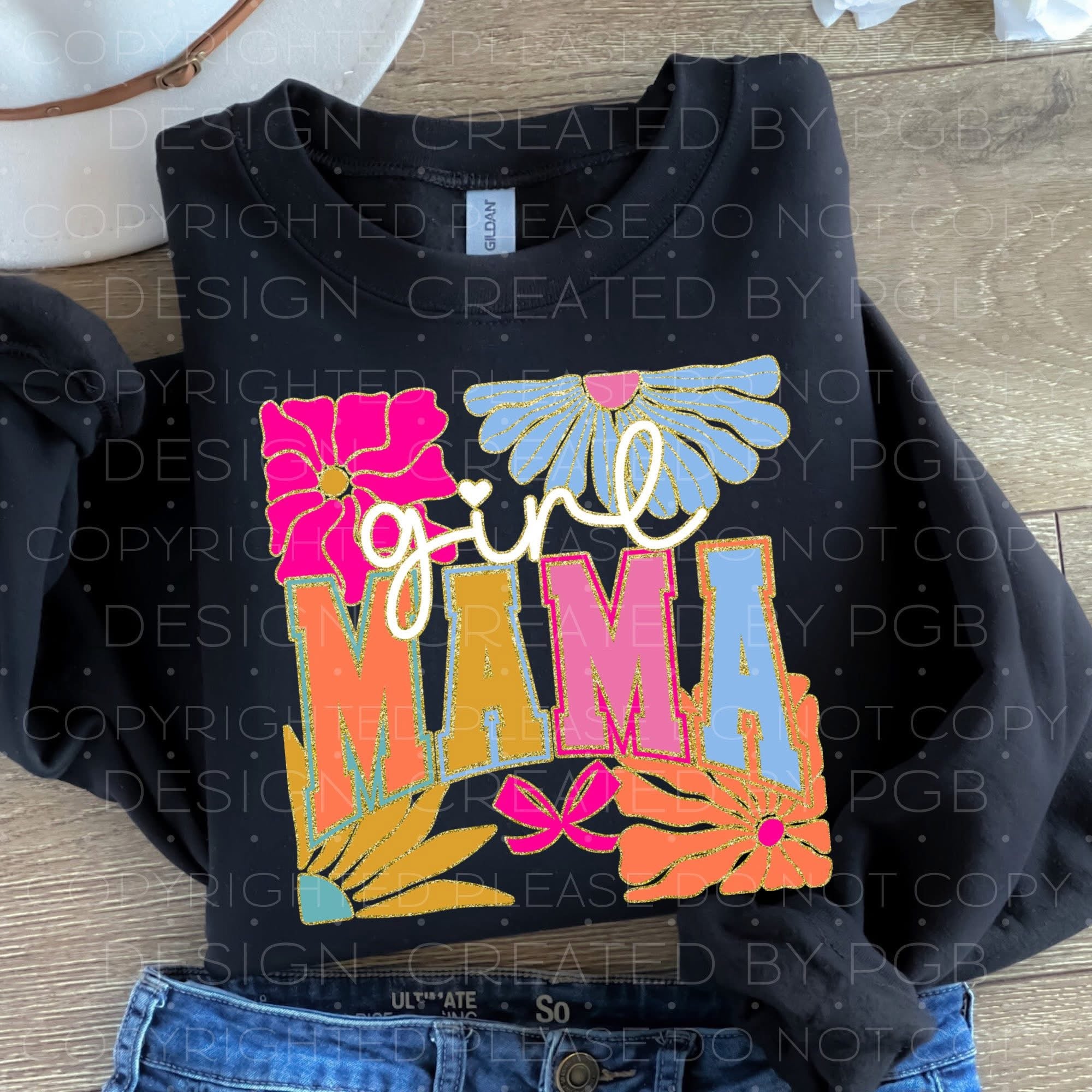 Girl mama shirt option