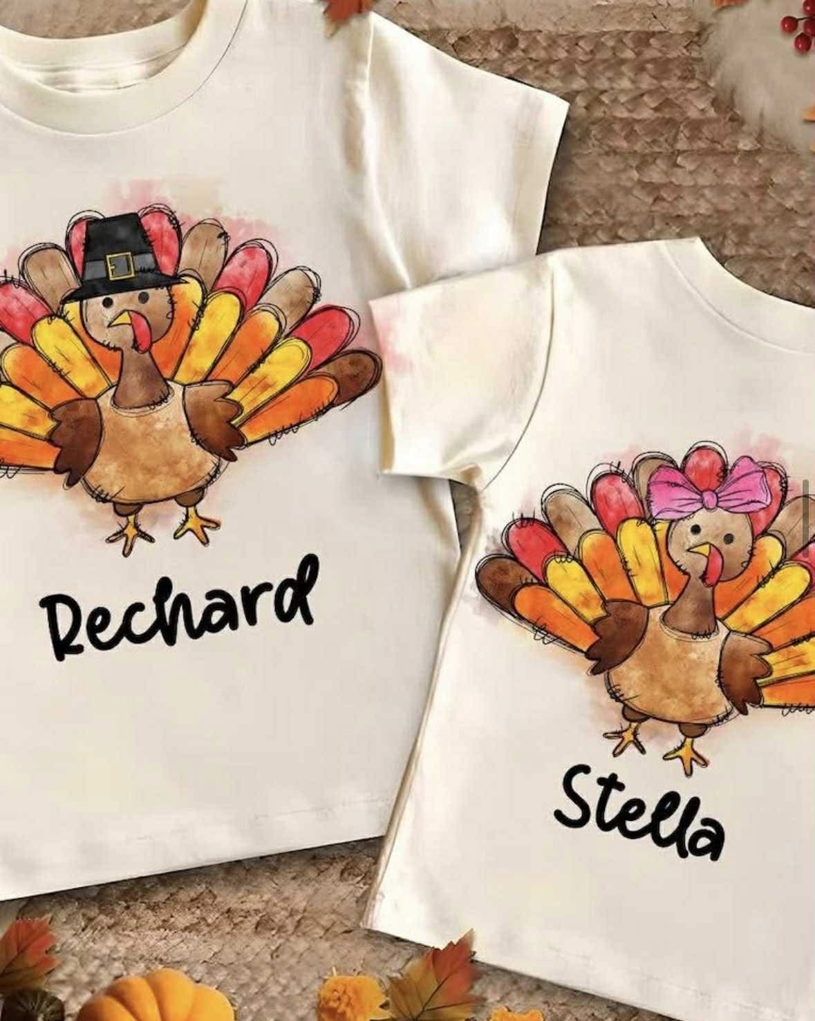 Name turkey shirt option