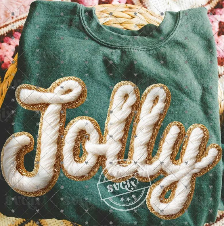 Faux yarn jolly shirt option