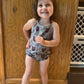 Ruffle bottom romper