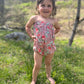 Strapless bubble romper